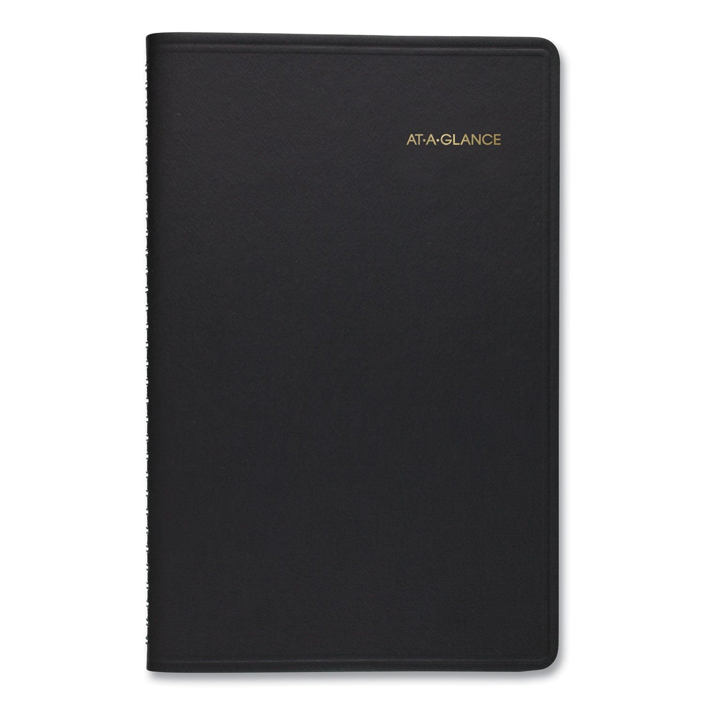 AT-A-GLANCE Weekly Block Format Appointment Book Ruled for Hourly Appointments, 8.5 x 5.5, Smooth Black Cover, 12-Month(Jan to Dec): 2023