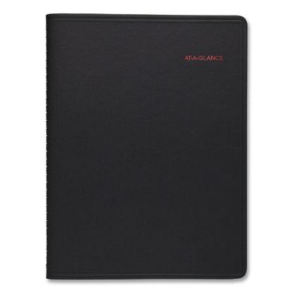 AT-A-GLANCE 800 Range Weekly/Monthly Appointment Book, 11 x 8.25, Black Cover, 12-Month (Jan to Dec): 2023