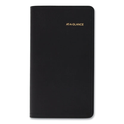 AT-A-GLANCE Pocket-Size Monthly Planner, 6 x 3.5, Black Cover, 13-Month (Jan to Jan): 2023 to 2024