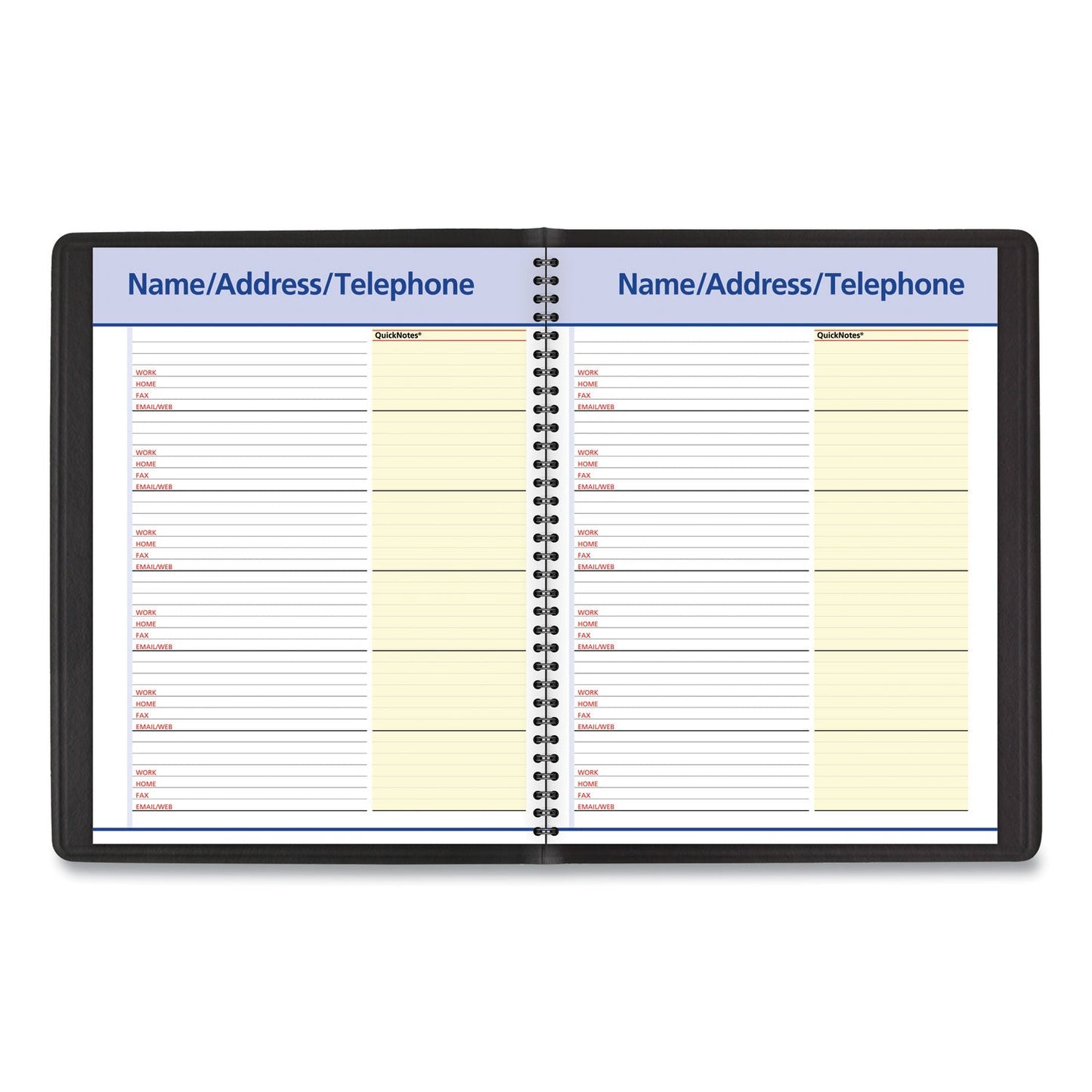 AT-A-GLANCE QuickNotes Monthly Planner, 11 x 8.25, Black Cover, 12-Month (Jan to Dec): 2023