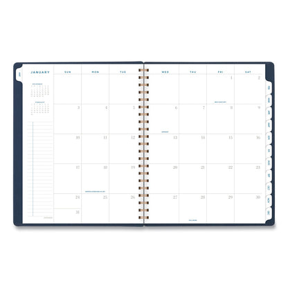 AT-A-GLANCE Signature Collection Firenze Navy Weekly/Monthly Planner, 11 x 8.5, Navy Cover, 13-Month (Jan to Jan): 2023 to 2024