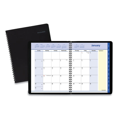 AT-A-GLANCE QuickNotes Monthly Planner, 8.75 x 7, Black Cover, 12-Month (Jan to Dec): 2023