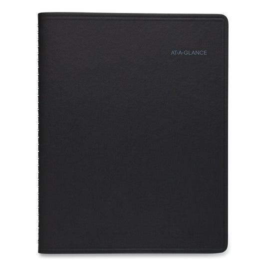 AT-A-GLANCE QuickNotes Monthly Planner, 11 x 8.25, Black Cover, 12-Month (Jan to Dec): 2023
