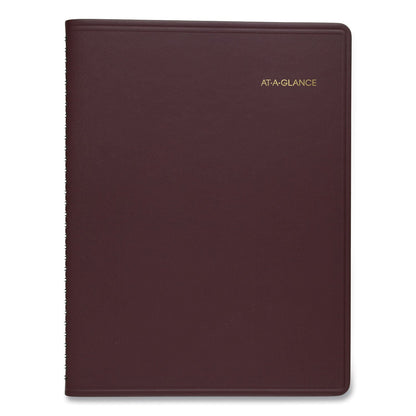 AT-A-GLANCE Weekly Appointment Book, 11 x 8.25, Winestone Cover, 13-Month (Jan to Jan): 2023 to 2024