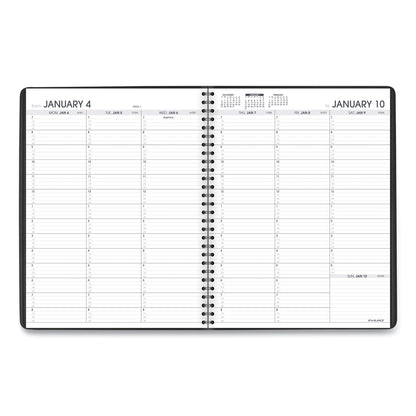 AT-A-GLANCE Weekly Appointment Book, 11 x 8.25, Black Cover, 13-Month (Jan to Jan): 2023 to 2024