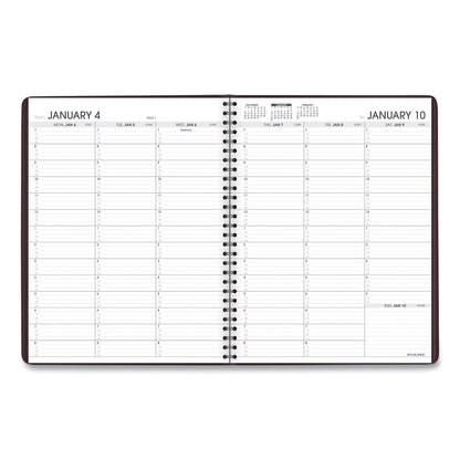 AT-A-GLANCE Weekly Appointment Book, 11 x 8.25, Winestone Cover, 13-Month (Jan to Jan): 2023 to 2024