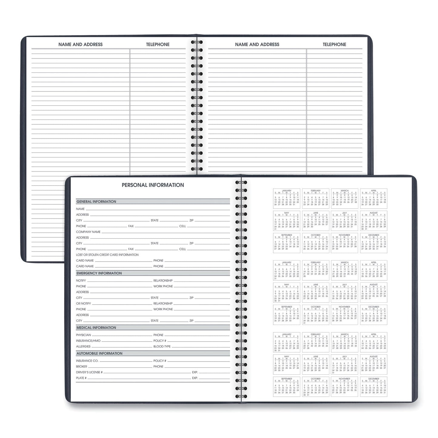 AT-A-GLANCE Weekly Appointment Book, 11 x 8.25, Navy Cover, 13-Month (Jan to Jan): 2023 to 2024
