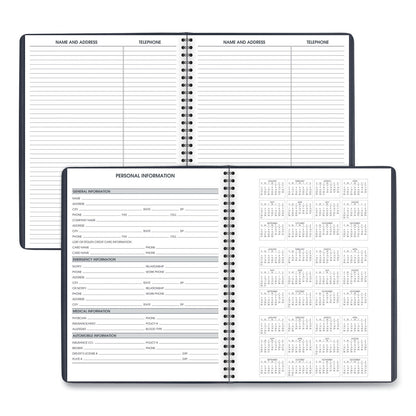 AT-A-GLANCE Weekly Appointment Book, 11 x 8.25, Navy Cover, 13-Month (Jan to Jan): 2023 to 2024