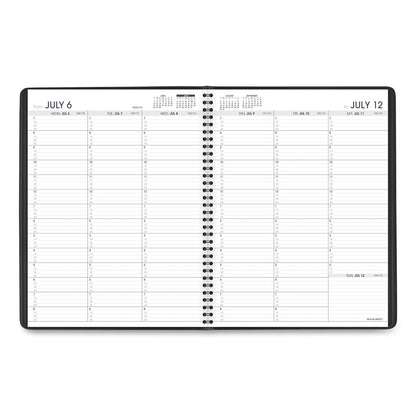 AT-A-GLANCE Weekly Appointment Book, 11 x 8.25, Black Cover, 14-Month (July to Aug): 2022 to 2023