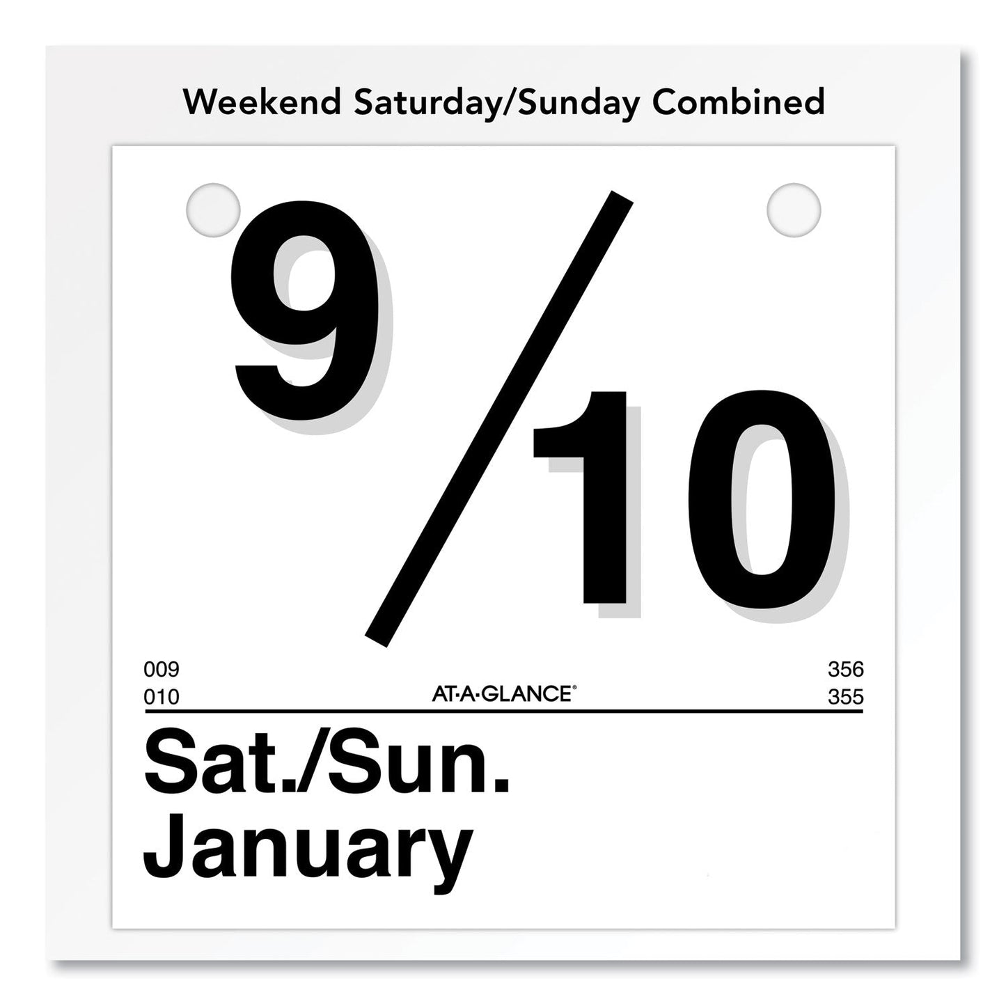 AT-A-GLANCE Today Is Daily Wall Calendar Refill, 6 x 6, White Sheets, 12-Month (Jan to Dec): 2023
