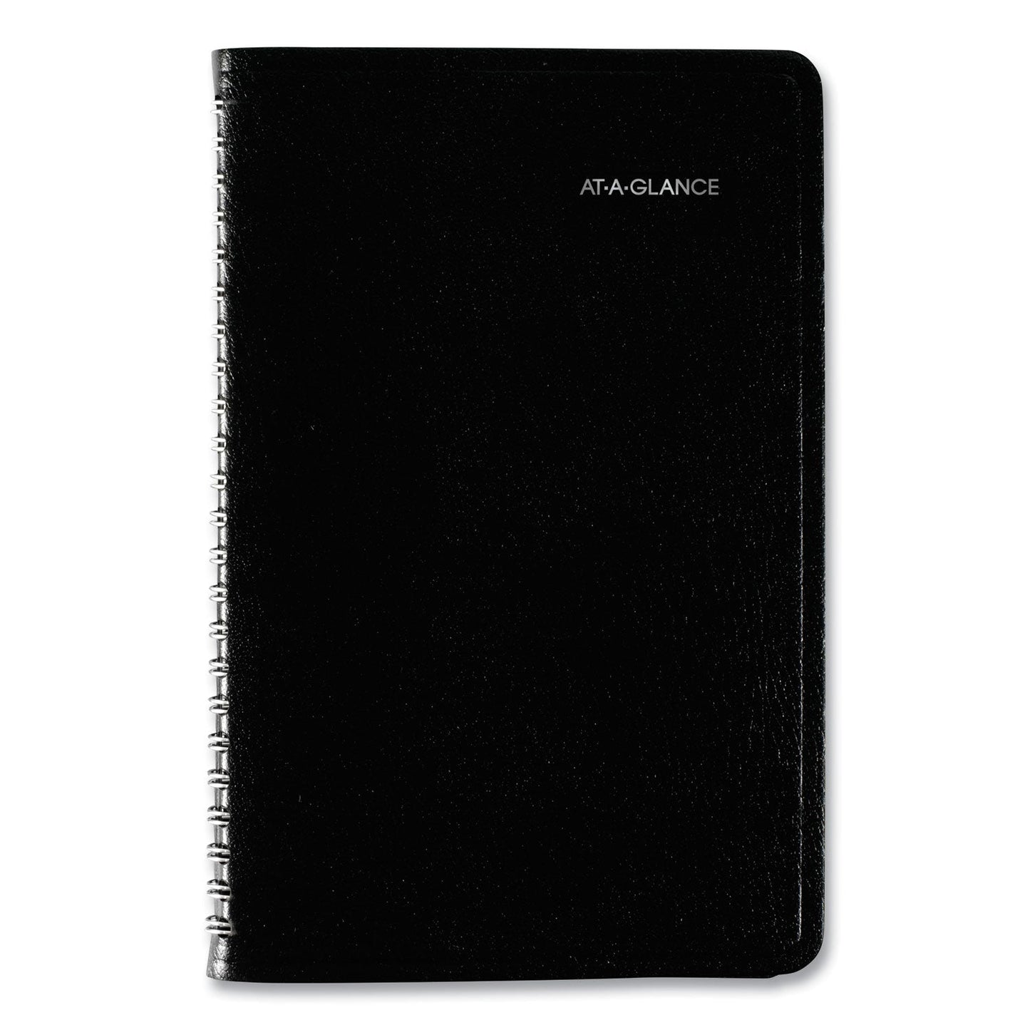 AT-A-GLANCE DayMinder Block Format Weekly Appointment Book, 8.5 x 5.5, Black Cover, 12-Month (Jan to Dec): 2023