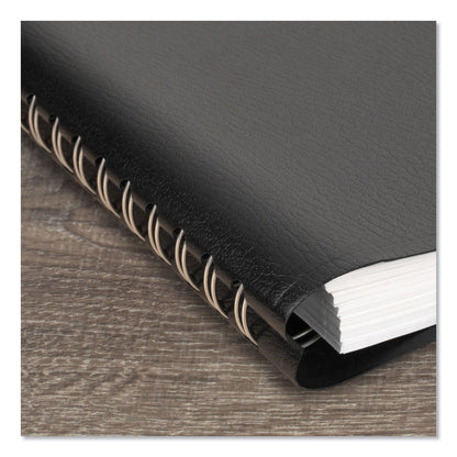 AT-A-GLANCE DayMinder Four-Person Group Daily Appointment Book, 11 x 8, Black Cover, 12-Month (Jan to Dec): 2023