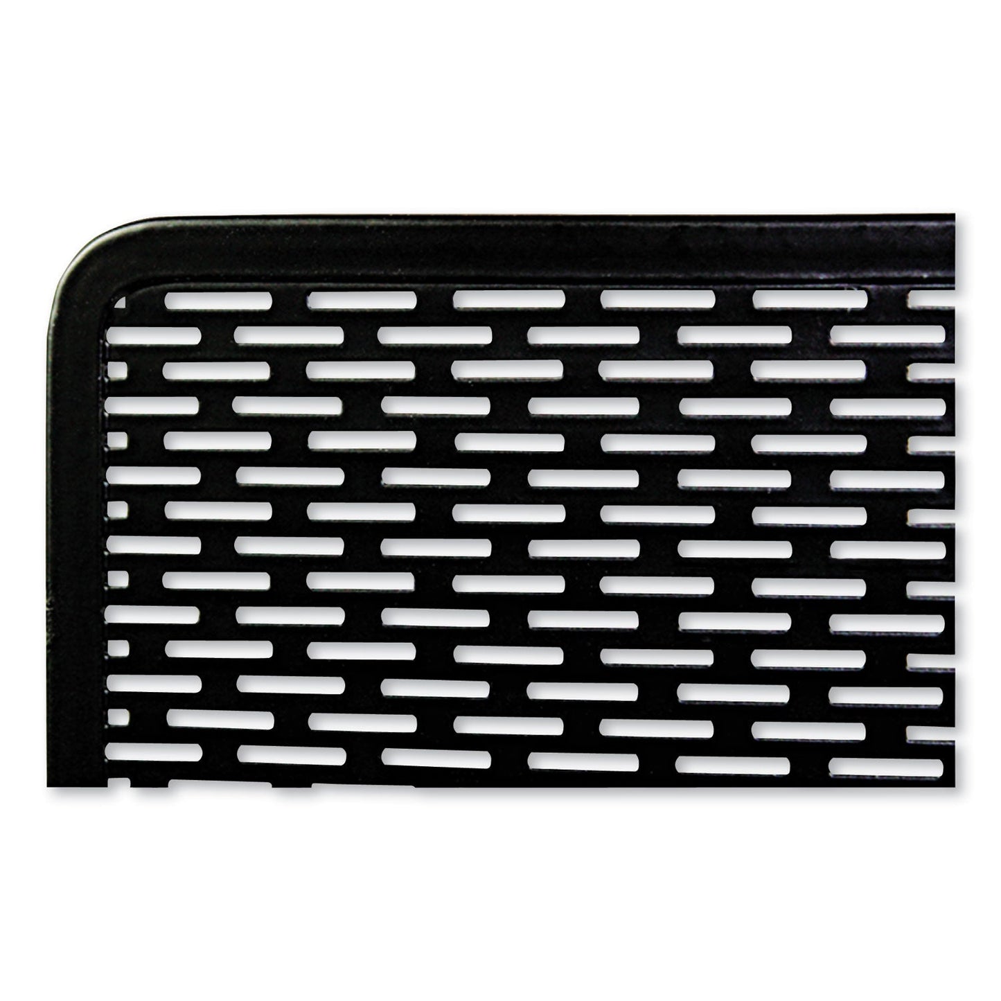 Artistic Urban Collection Punched Metal Magazine File, 3.5 x 10 x 11.5, White