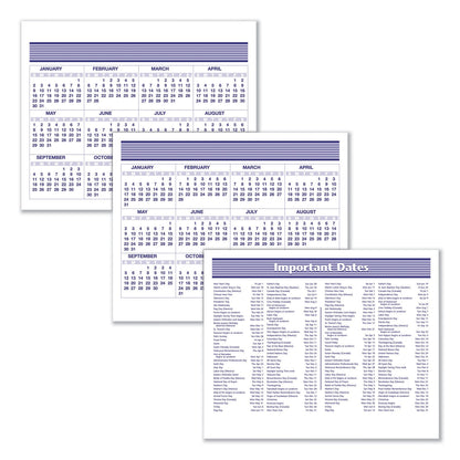 AT-A-GLANCE Flip-A-Week Desk Calendar and Base, 7 x 5.5, White Sheets, 2023