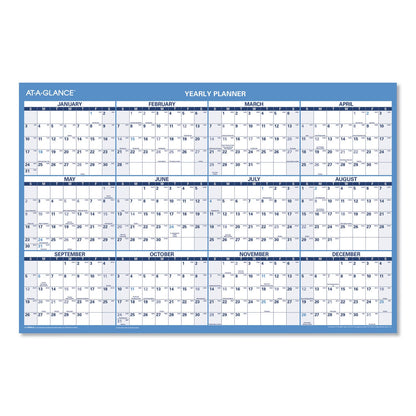 AT-A-GLANCE Horizontal Reversible/Erasable Wall Planner, 36 x 24, AY: 12-Month (July-June): 2022-2023, RY: 12-Month (Jan-Dec): 2023