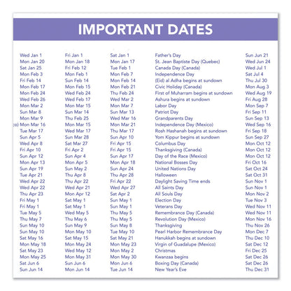 AT-A-GLANCE Wirebound Monthly Desk/Wall Calendar, 11 x 8, White Sheets, 16-Month (Sept to Dec): 2022 to 2023