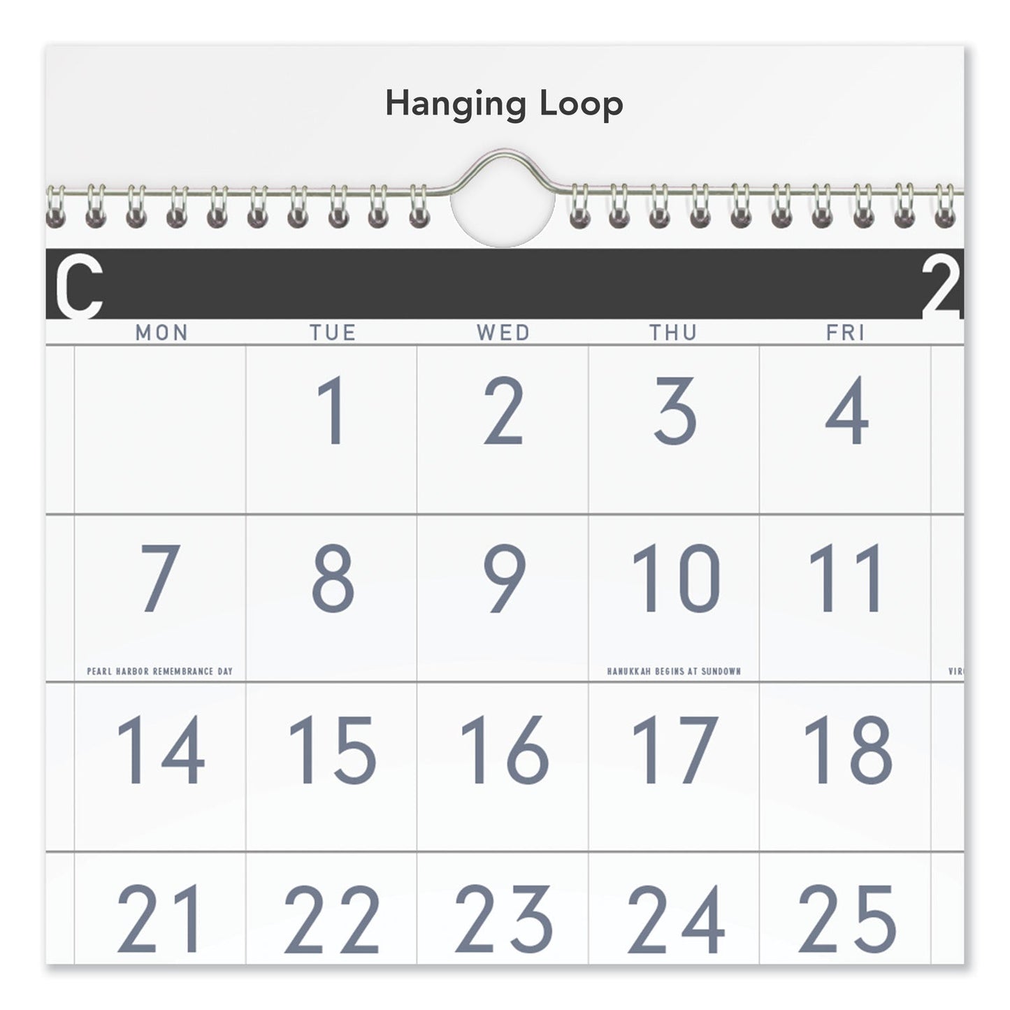 AT-A-GLANCE Three-Month Reference Wall Calendar, Contemporary Artwork/Formatting, 12 x 27, White Sheets, 15-Month (Dec-Feb): 2022 to 2024