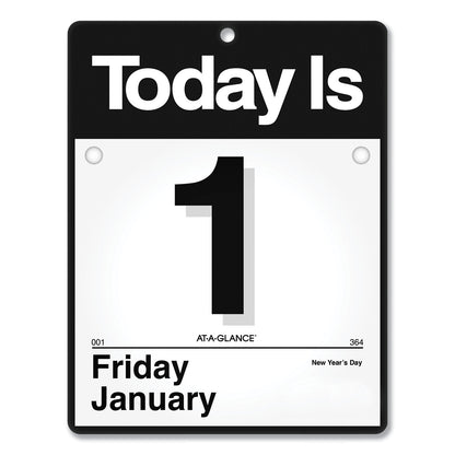 AT-A-GLANCE Today Is Wall Calendar, 9.5 x 12, White Sheets, 12-Month (Jan to Dec): 2023