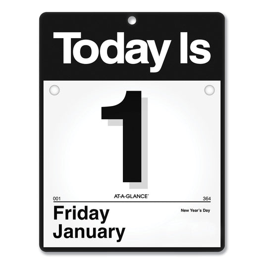 AT-A-GLANCE Today Is Wall Calendar, 9.5 x 12, White Sheets, 12-Month (Jan to Dec): 2023