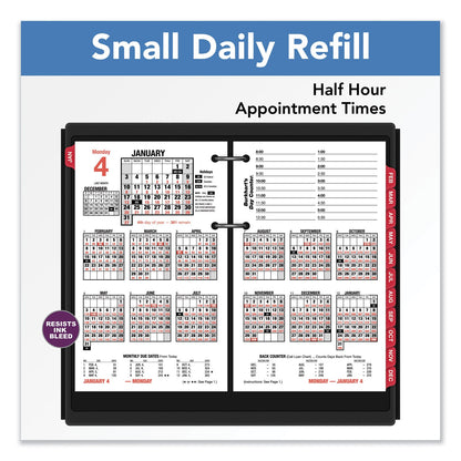 AT-A-GLANCE Burkhart's Day Counter Desk Calendar Refill, 4.5 x 7.38, White Sheets, 2023