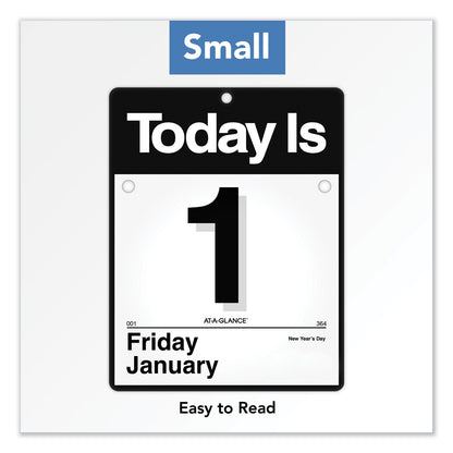 AT-A-GLANCE Today Is Wall Calendar, 9.5 x 12, White Sheets, 12-Month (Jan to Dec): 2023