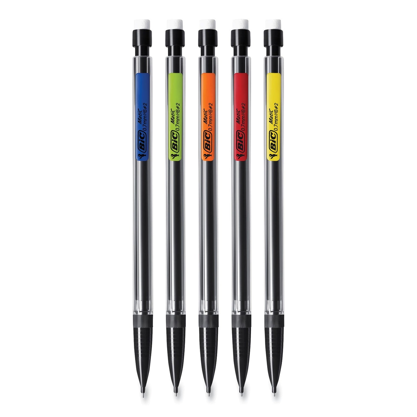 BIC Xtra Smooth Mechanical Pencil Xtra Value Pack, 0.7 mm, HB (#2), Black Lead, Assorted Barrel Colors, 320/Carton