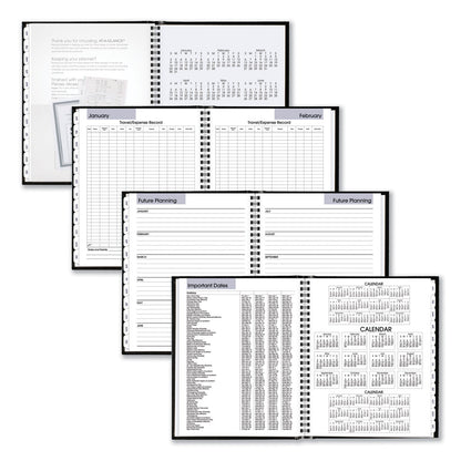 AT-A-GLANCE DayMinder Hard-Cover Monthly Planner with Memo Section, 8.5 x 7, Black Cover, 12-Month (Jan to Dec): 2023