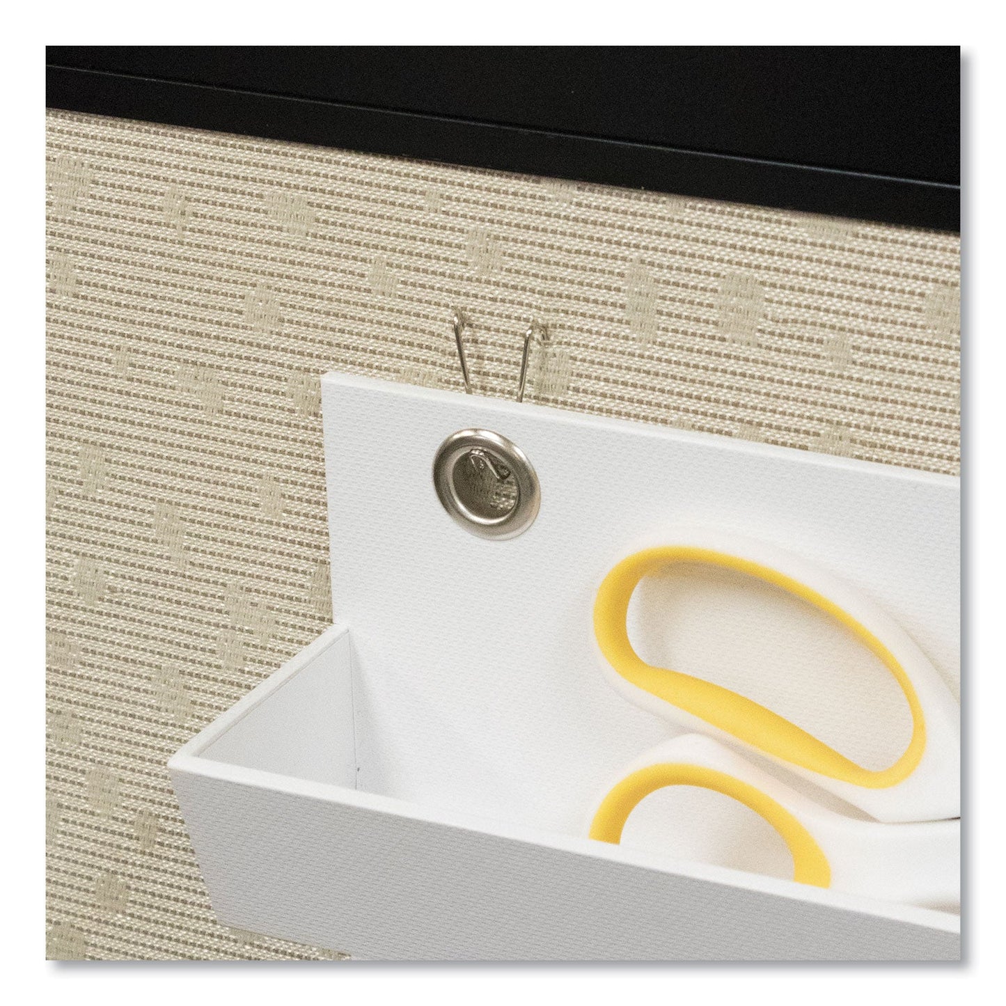 Advantus Panel Wall Wire Hooks, Silver, 25 Hooks/Pack