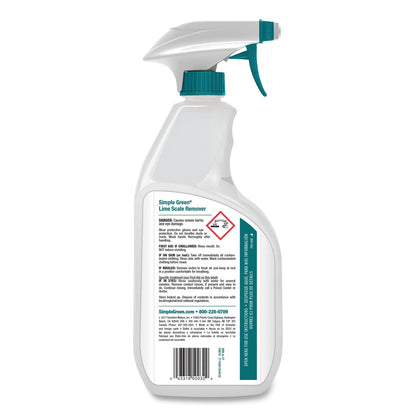 Simple Green Lime Scale Remover, Wintergreen, 32 oz Spray Bottle, 12/Carton