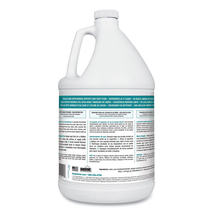 Simple Green Lime Scale Remover, Wintergreen, 1 gal, Bottle, 6/Carton