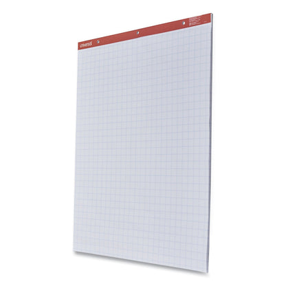 Universal Easel Pads/Flip Charts, Quadrille Rule (1 sq/in), 27 x 34, White, 50 Sheets, 2/Carton