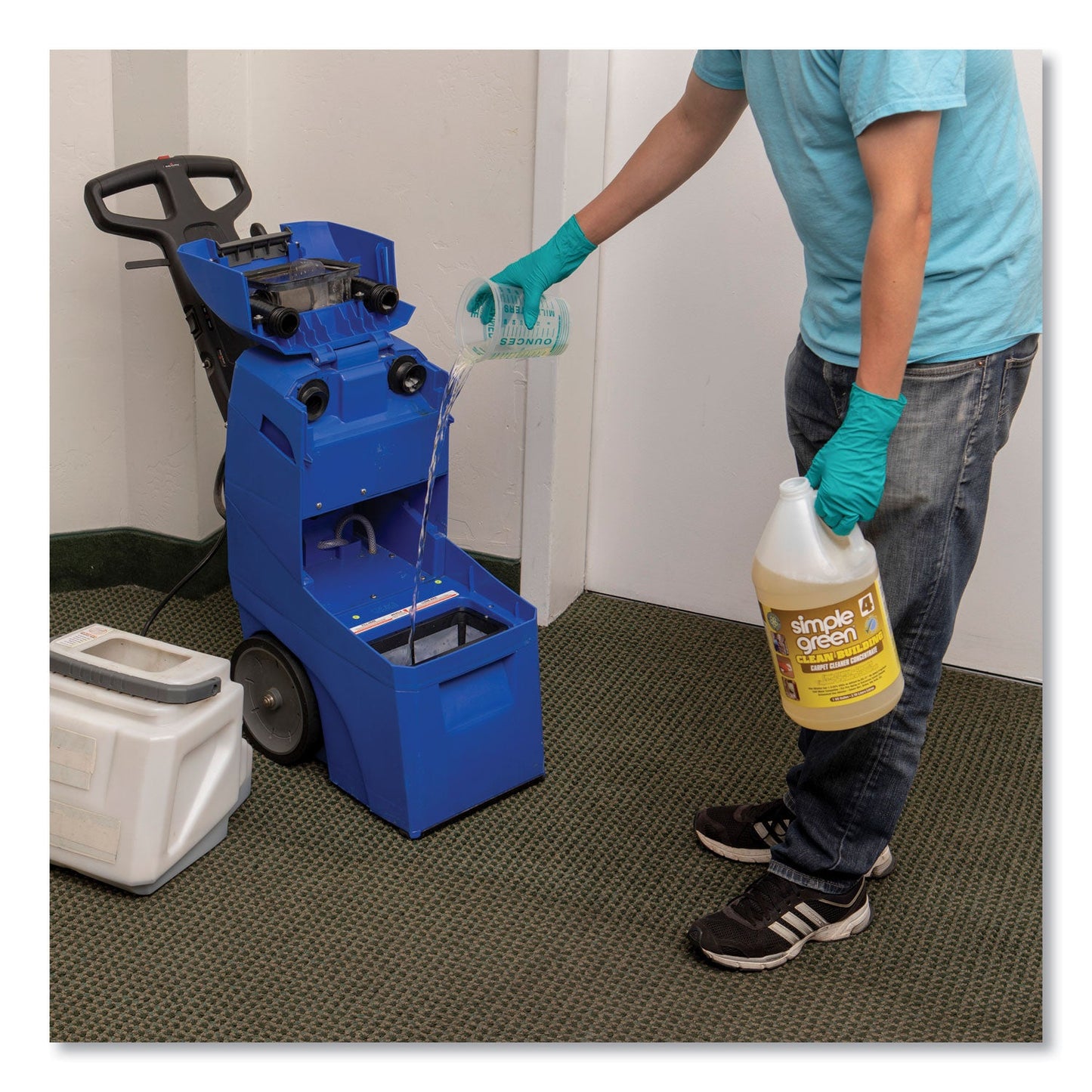 Simple Green Clean Building Carpet Cleaner Concentrate, Unscented, 1gal Bottle