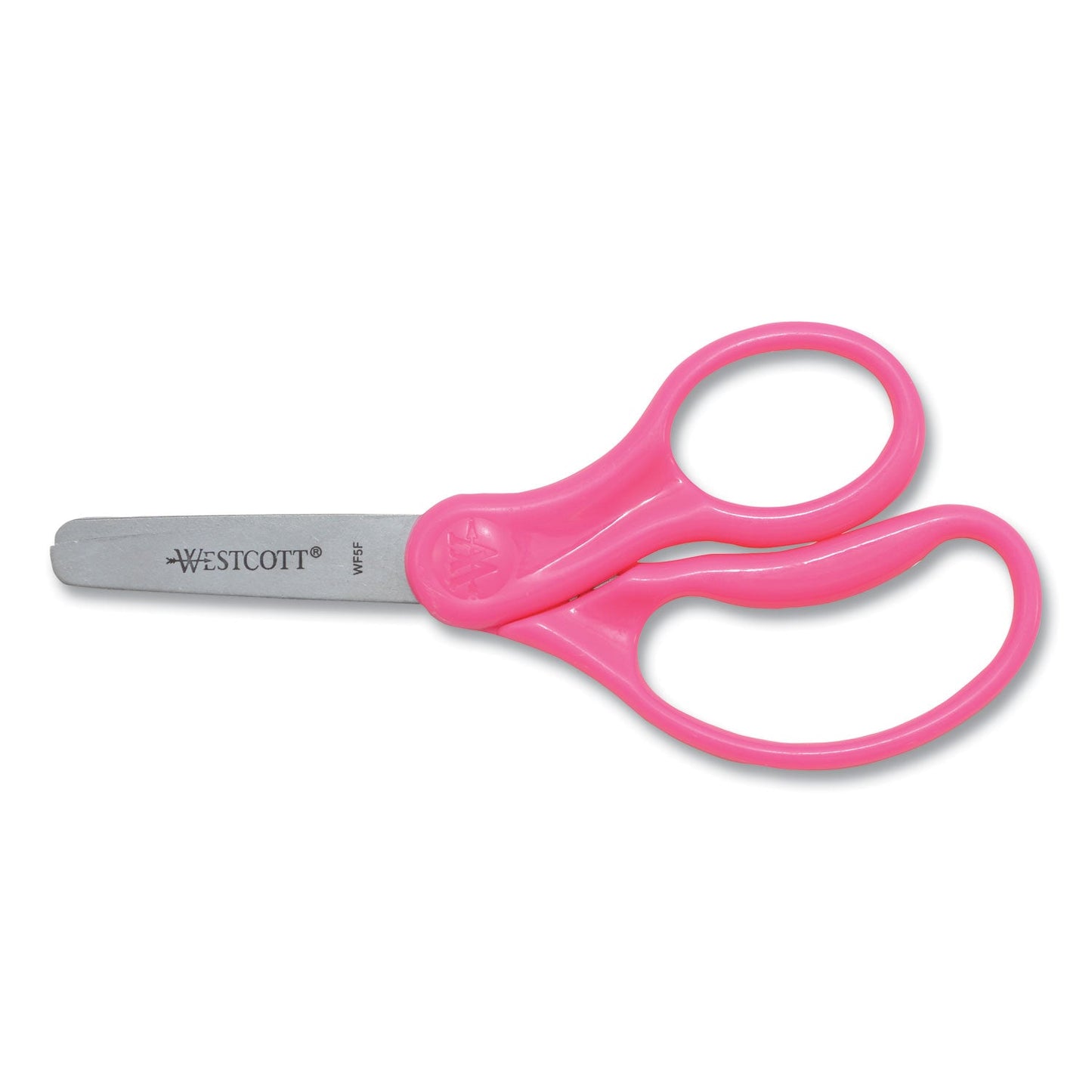 Westcott For Kids Scissors, Blunt Tip, 5" Long, 1.75" Cut Length, Randomly Assorted Straight Handles