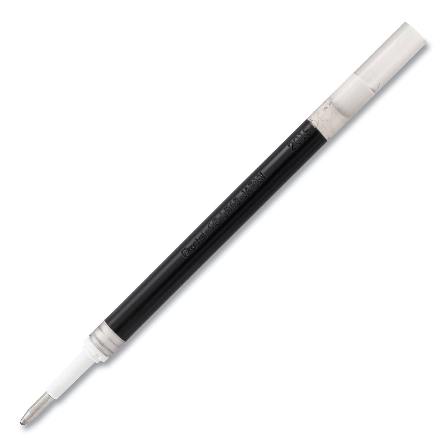 Pentel Refill for Pentel EnerGel Retractable Liquid Gel Pens, Bold Conical Tip, Black Ink