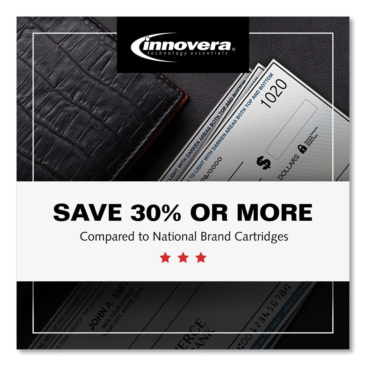Innovera Remanufactured Black MICR Toner, Replacement for 90AM (CE390AM), 10,000 Page-Yield