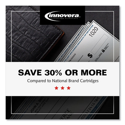 Innovera Remanufactured Black MICR Toner, Replacement for 90AM (CE390AM), 10,000 Page-Yield
