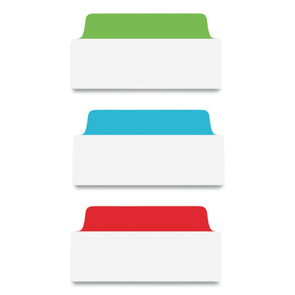 Avery Ultra Tabs Repositionable Tabs, Wide and Slim: 3" x 1.5", 1/3-Cut, Assorted Colors, 24/Pack
