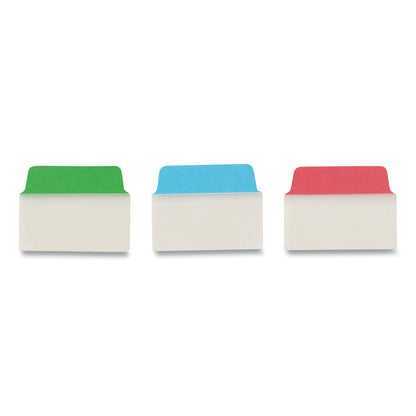 Avery Ultra Tabs Repositionable Tabs, Standard: 2" x 1.5", 1/5-Cut, Assorted Colors (Blue, Green and Red), 24/Pack