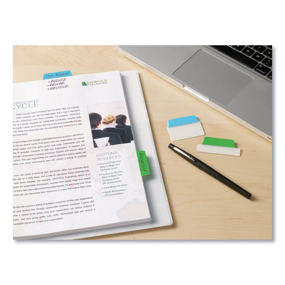Avery Ultra Tabs Repositionable Tabs, Standard: 2" x 1.5", 1/5-Cut, Assorted Colors (Blue, Green and Red), 24/Pack