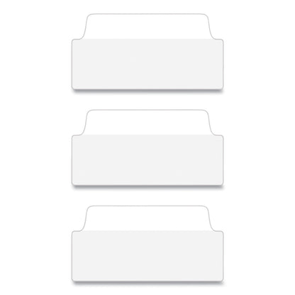 Avery Ultra Tabs Repositionable Tabs, Wide and Slim: 3" x 1.5", 1/3-Cut, White, 24/Pack
