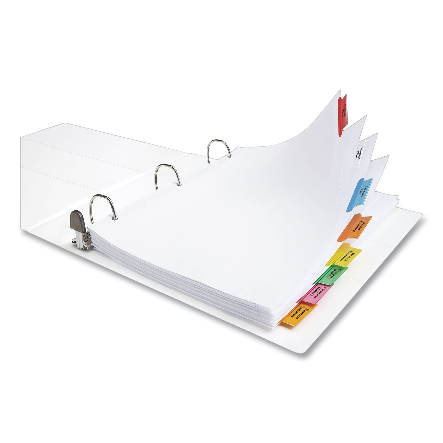 Avery Insertable Big Tab Dividers, 8-Tab, 11.13 x 9.25, White, Assorted Tabs, 1 Set