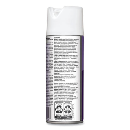 Clorox 4 in One Disinfectant and Sanitizer, Lavender, 14 oz Aerosol Spray