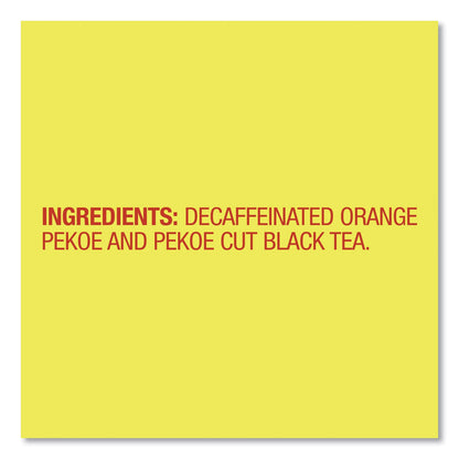 Lipton Tea Bags, Decaffeinated, 72/Box