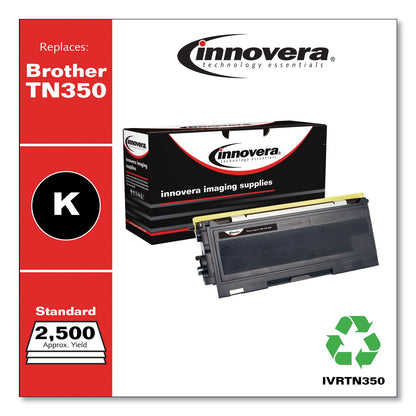 Innovera Remanufactured Black Toner, Replacement for TN350, 2,500 Page-Yield