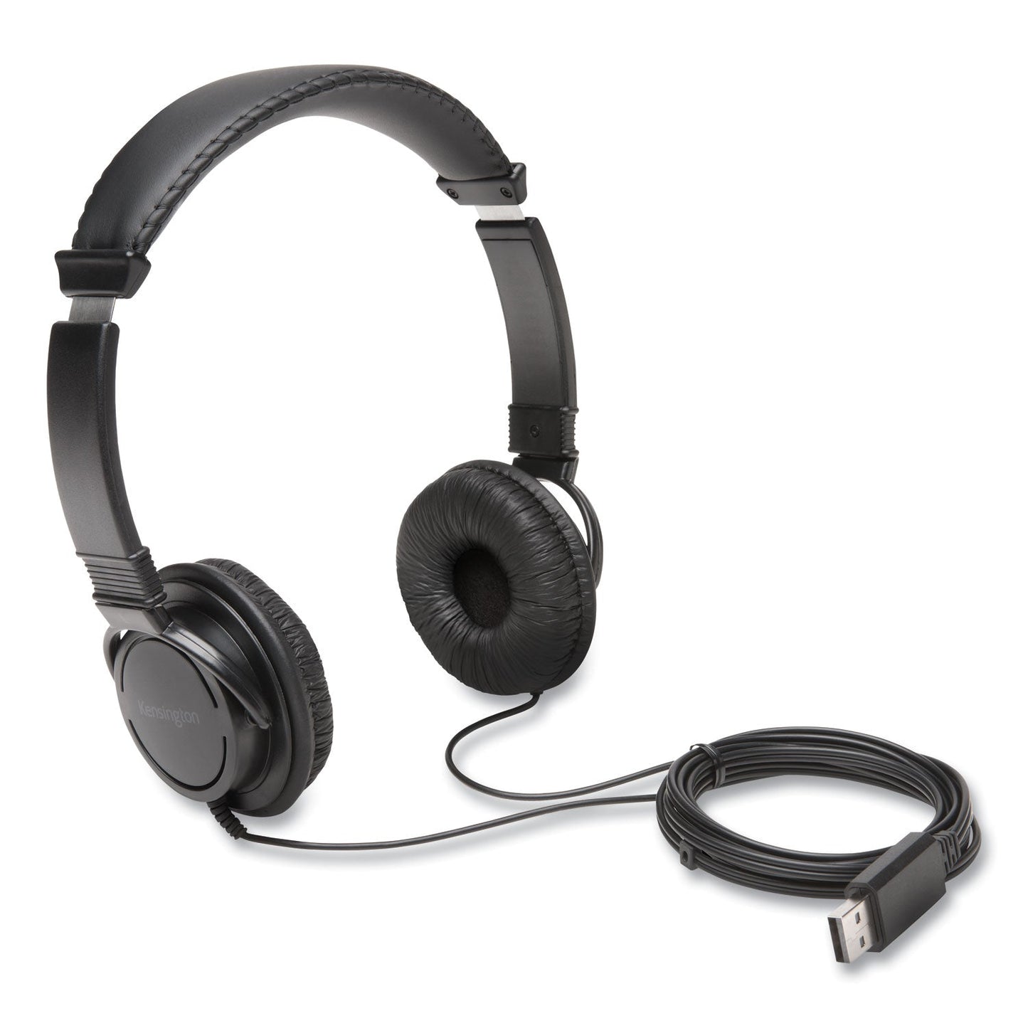 Kensington Hi-Fi Headphones, 6 ft Cord, Black