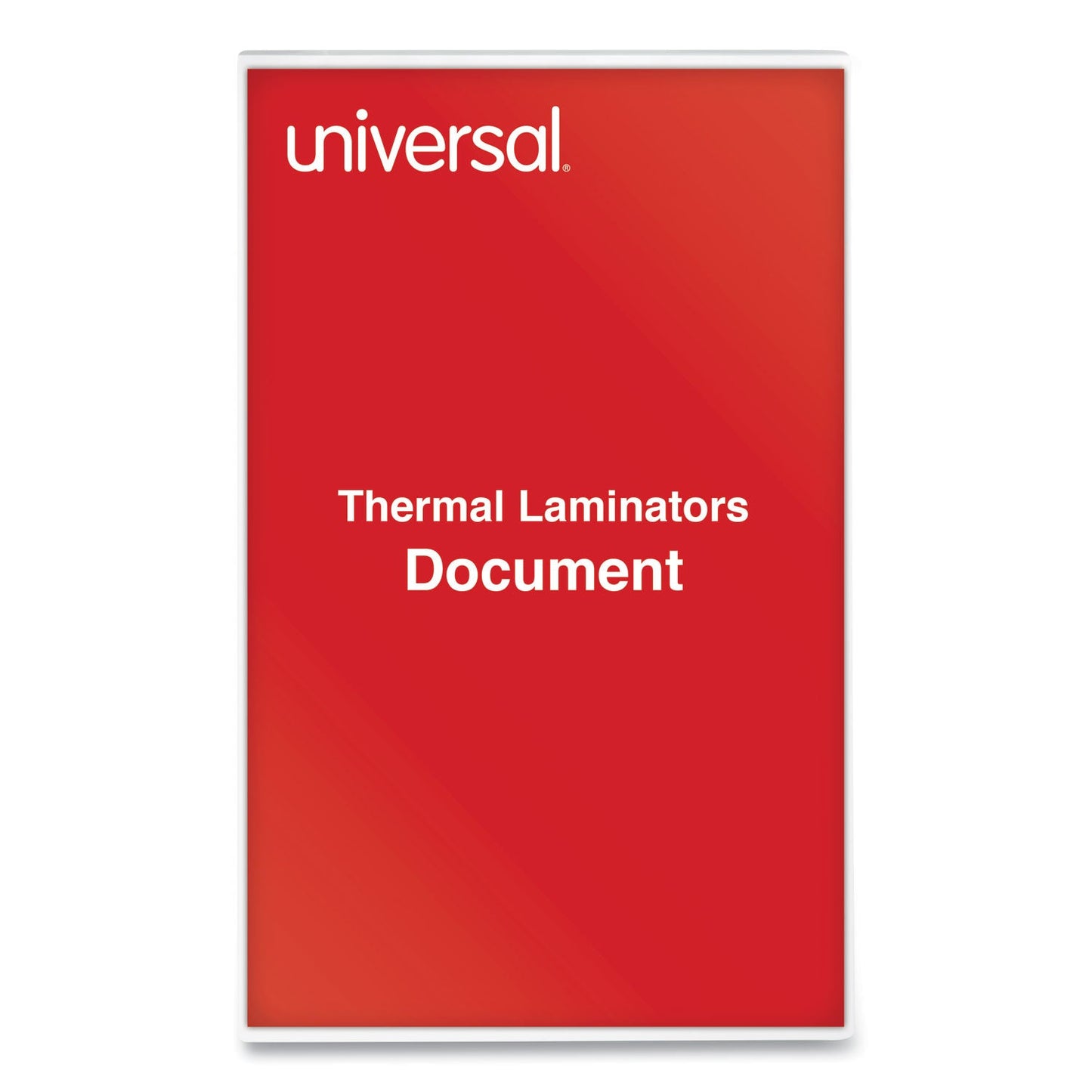 Universal Laminating Pouches, 3 mil, 9" x 14.5", Matte Clear, 25/Pack