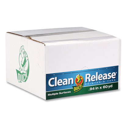 Duck Clean Release Painter's Tape, 3" Core, 0.94" x 60 yds, Blue, 24/Carton