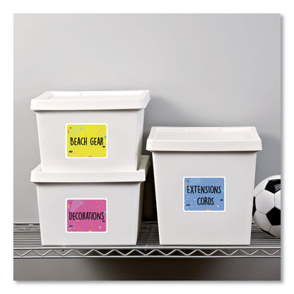 Avery Shipping Labels w/ TrueBlock Technology, Inkjet Printers, 3.33 x 4, White, 6/Sheet, 25 Sheets/Pack