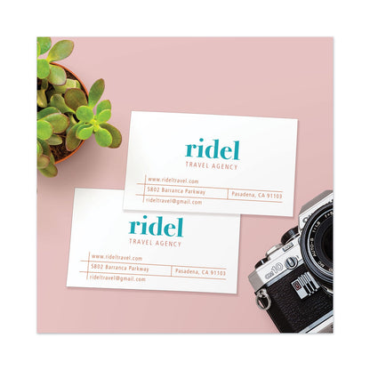 Avery Printable Microperforated Business Cards w/Sure Feed Technology, Inkjet, 2 x 3.5, White,  250 Cards, 10/Sheet, 25 Sheets/Pack