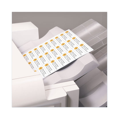 Avery Copier Mailing Labels, Copiers, 1 x 2.81, White, 33/Sheet, 100 Sheets/Box